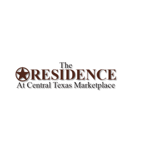 The logo for The Residence at Central Texas Marketplace.